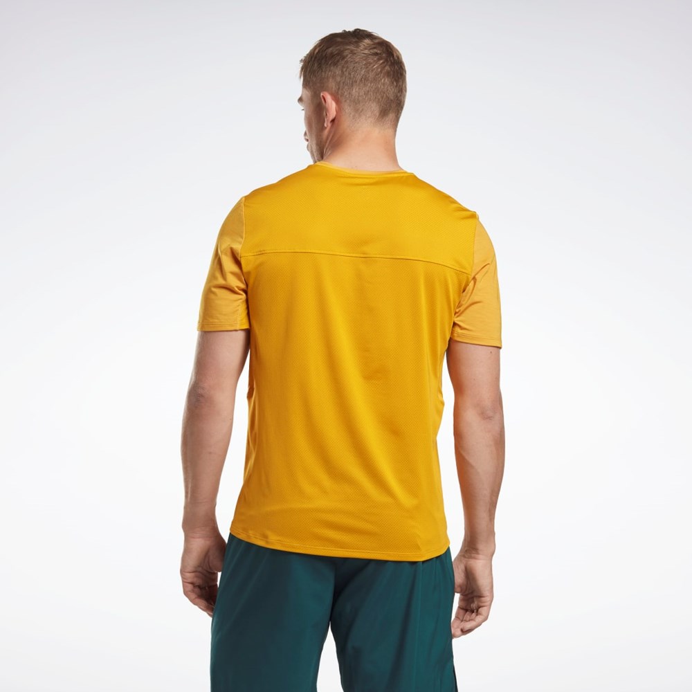 Reebok ACTIVCHILL Athlete T-Shirt Bright Ochre | VYENZQ-791