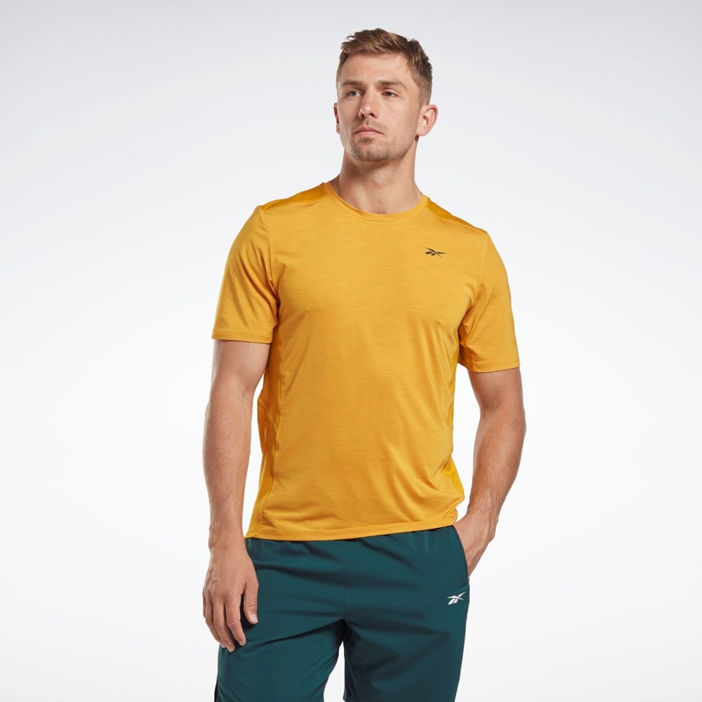 Reebok ACTIVCHILL Athlete T-Shirt Bright Ochre | VYENZQ-791
