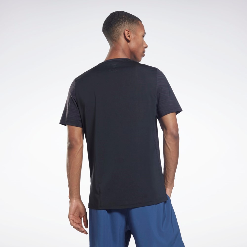Reebok ACTIVCHILL Graafinen Move T-Shirt Mustat | JQHBDP-863