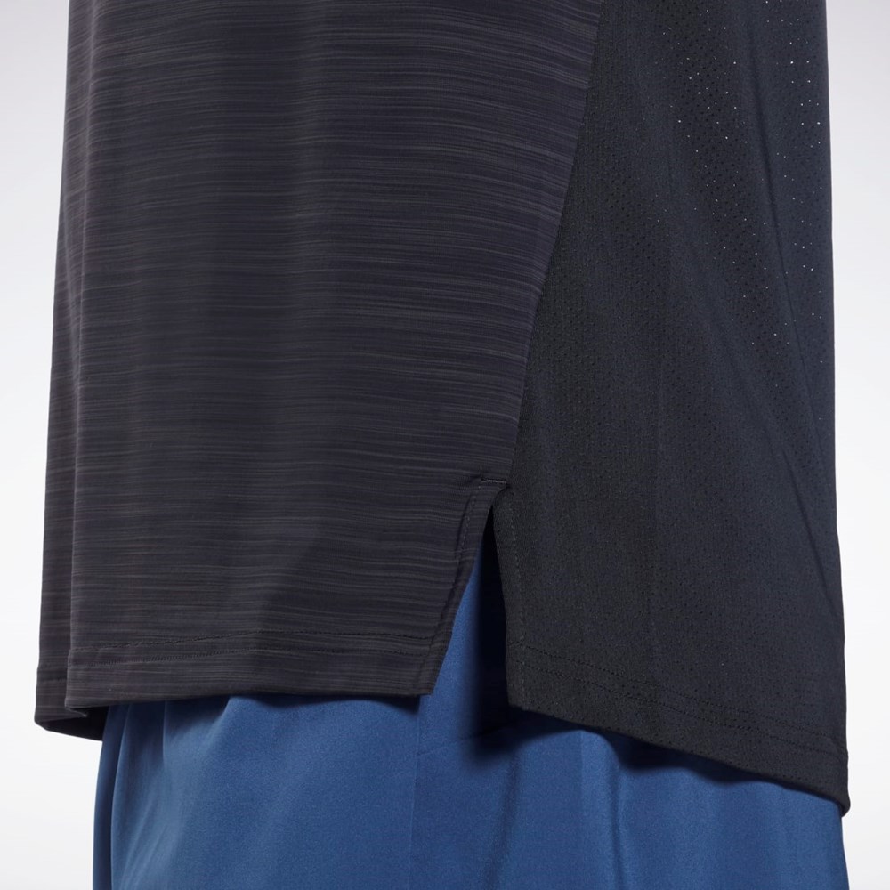 Reebok ACTIVCHILL Graafinen Move T-Shirt Mustat | JQHBDP-863