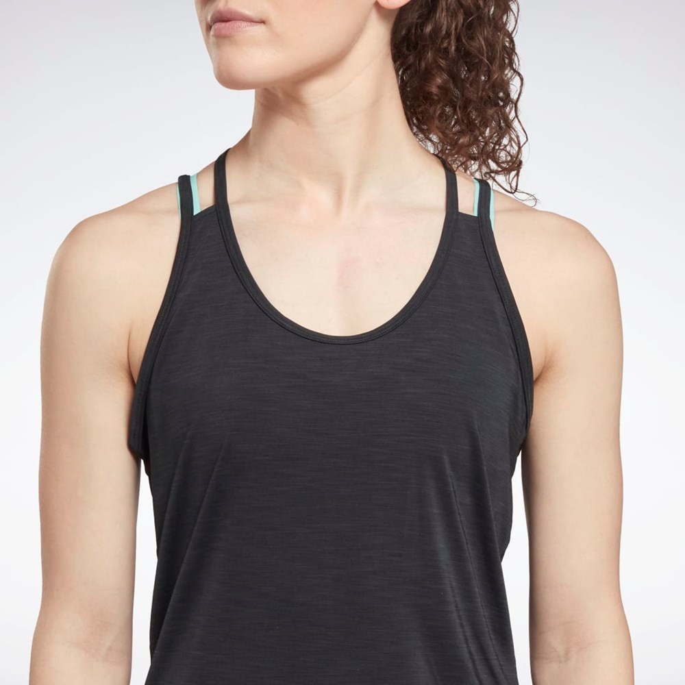 Reebok ACTIVCHILL Urheilulliset Tank Top Mustat | VXJDIH-723