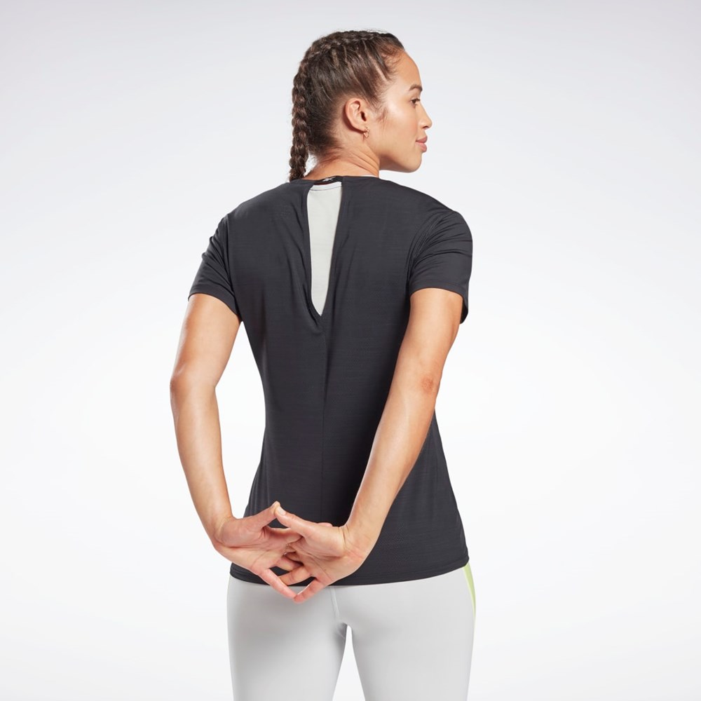 Reebok Activchill Urheilulliset T-Shirt Mustat | VZPWFT-690