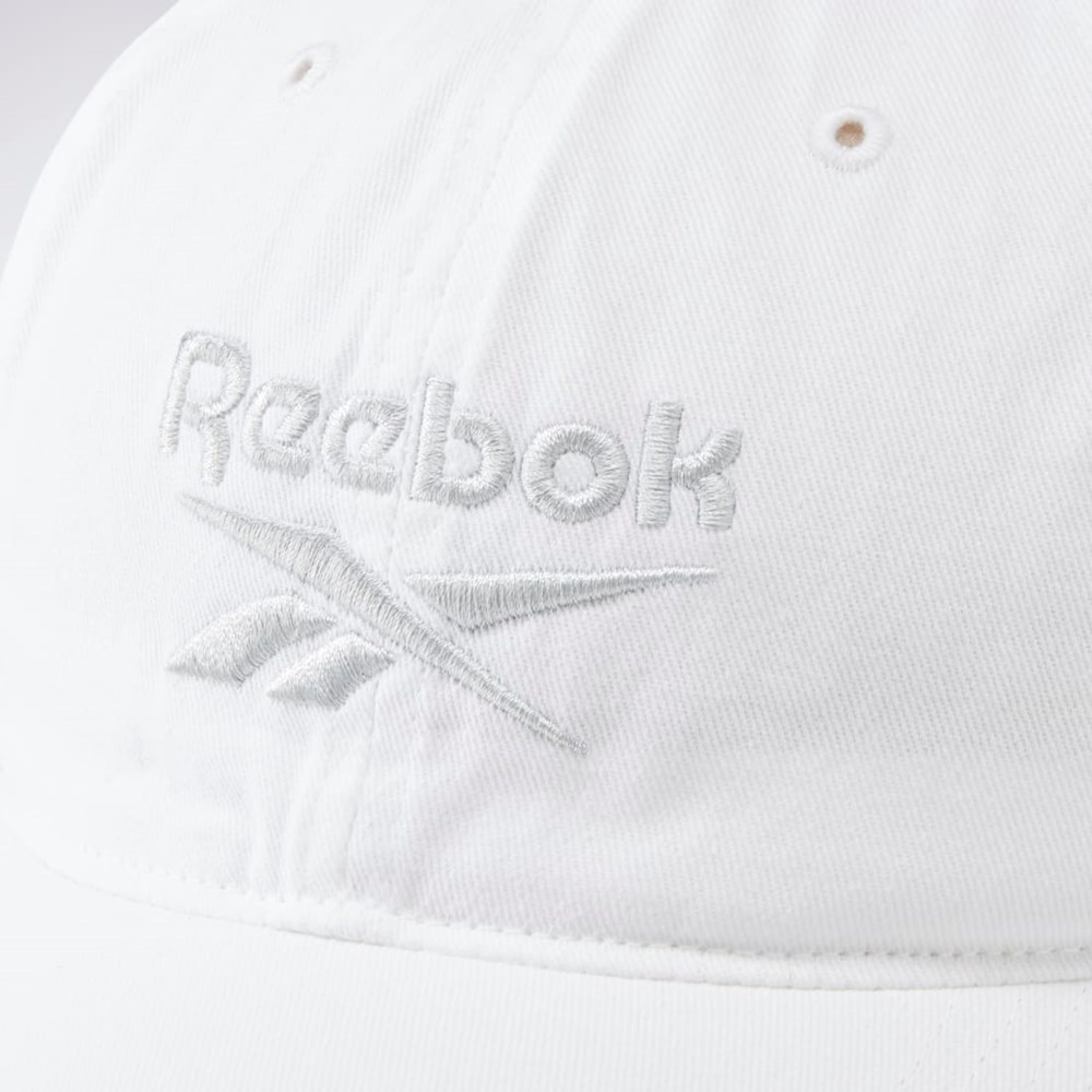 Reebok Active Foundation Badge Hat Valkoinen | PHUJWY-542