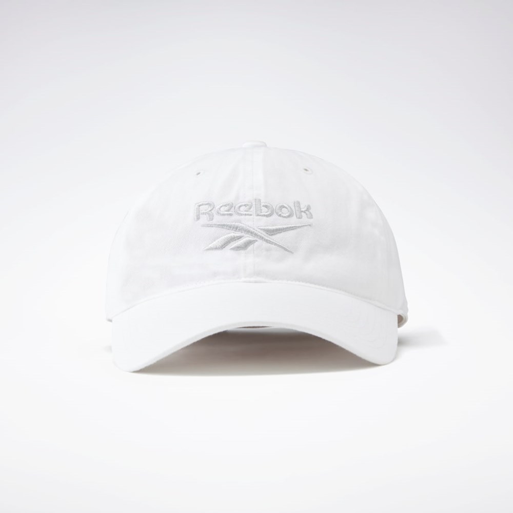 Reebok Active Foundation Badge Hat Valkoinen | PHUJWY-542