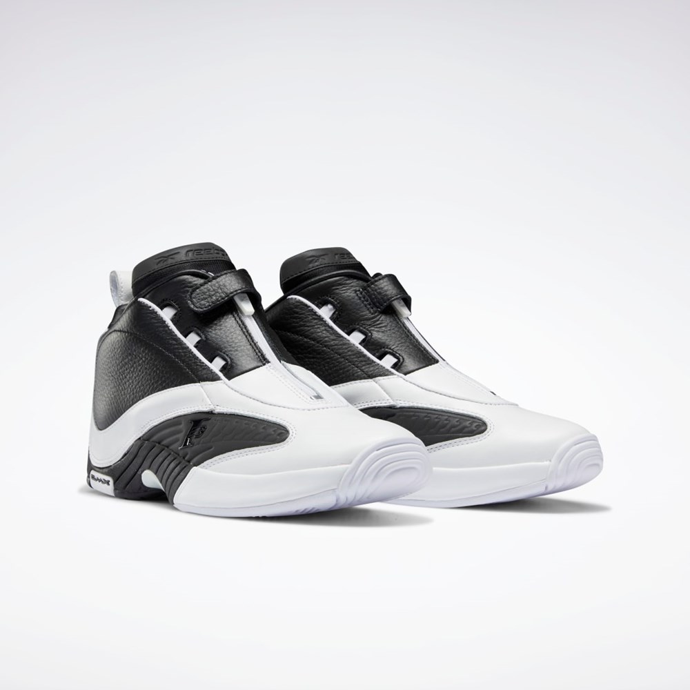 Reebok Answer IV Basketball Shoes Valkoinen Mustat Hopea | EHJQFN-860
