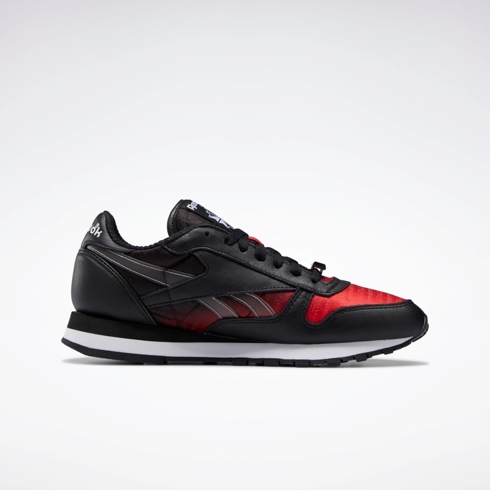 Reebok Anuel Classic Leather Shoes Mustat Punainen Valkoinen | BTDAMH-135