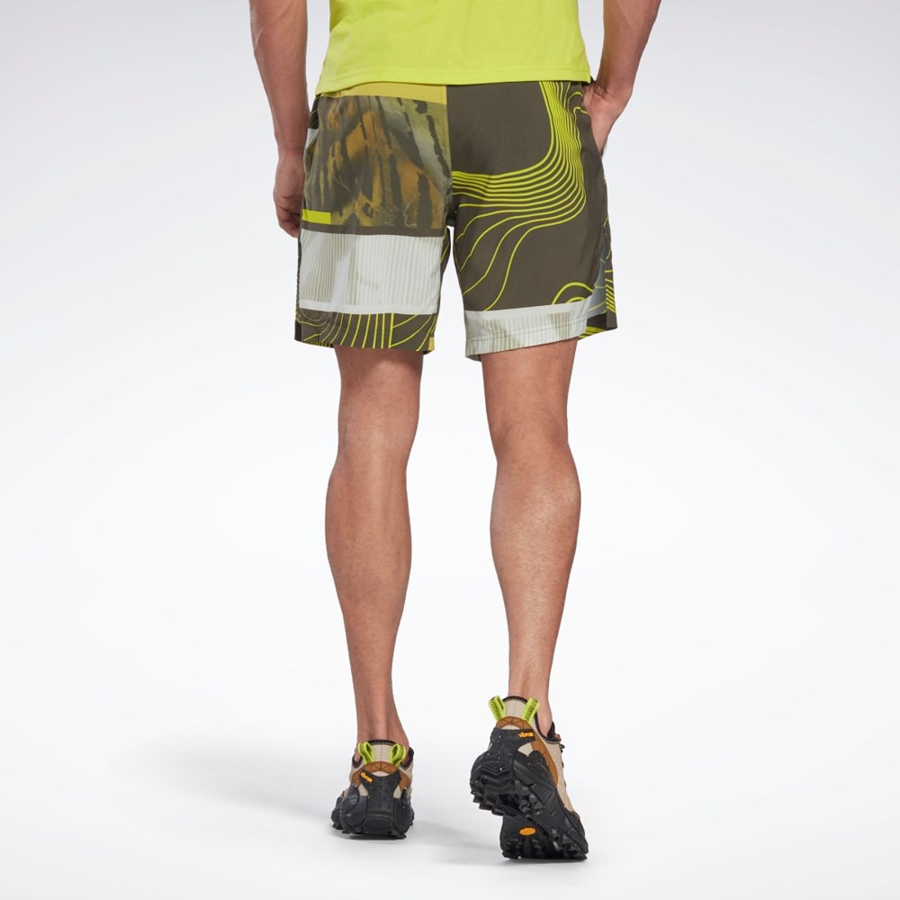 Reebok Austin Allover Print Shorts Vihreä | DSMCPH-463