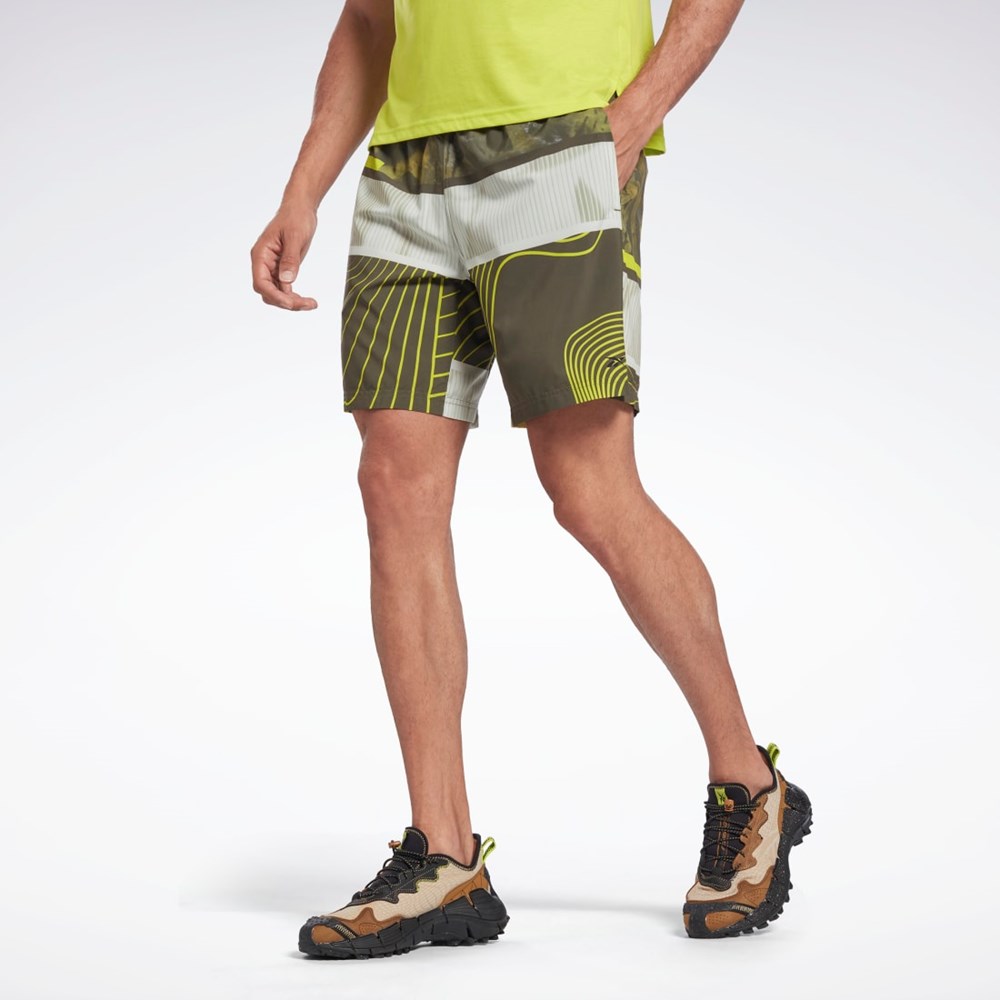 Reebok Austin Allover Print Shorts Vihreä | DSMCPH-463