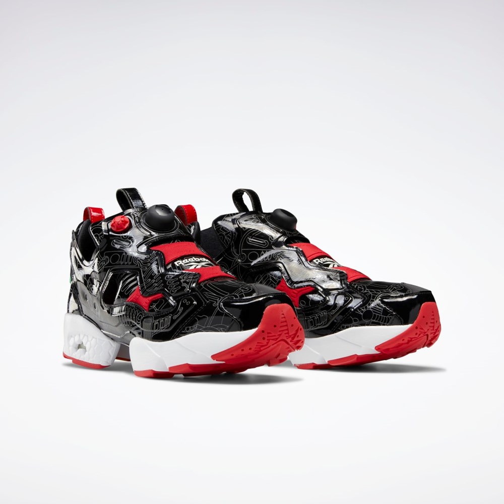Reebok BAIT X Astro Boy Instapump Fury Mustat Valkoinen Vihreä | MARJTH-823