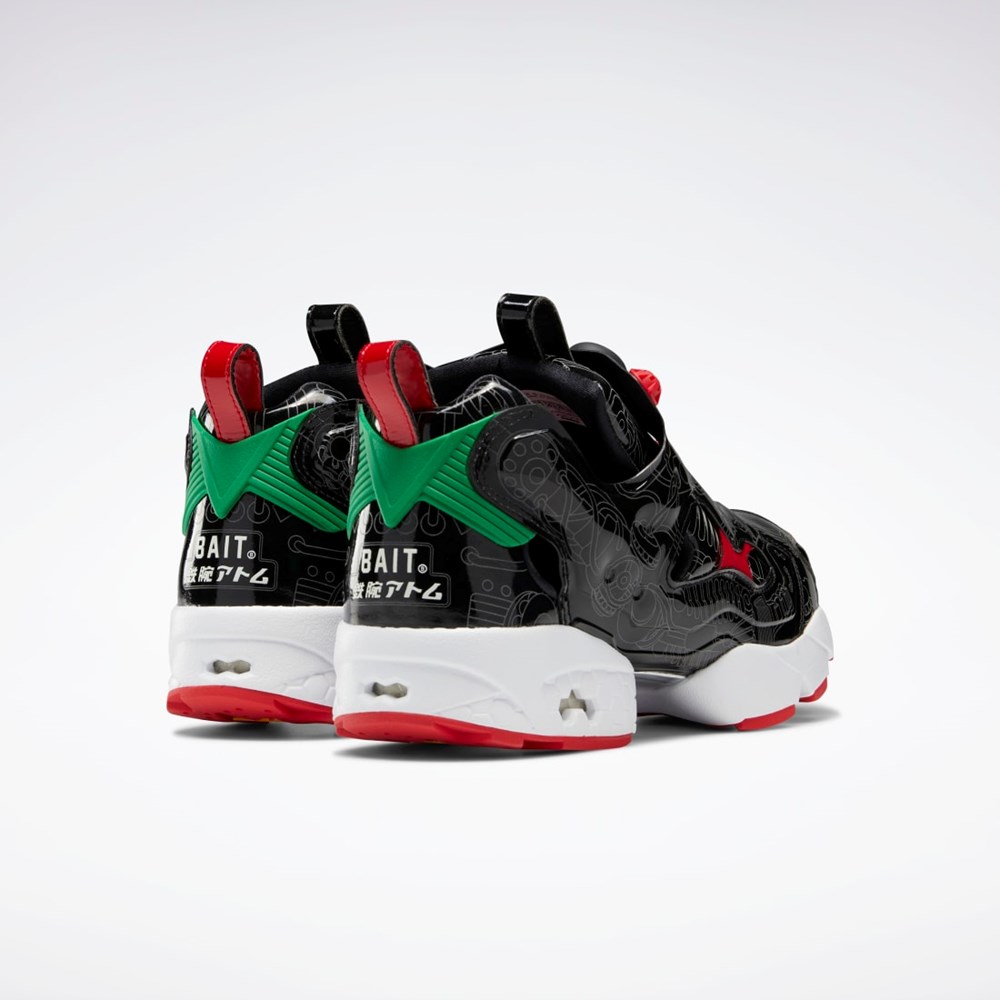 Reebok BAIT X Astro Boy Instapump Fury Mustat Valkoinen Vihreä | MARJTH-823
