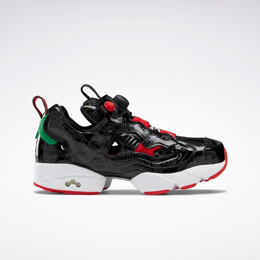 Reebok BAIT X Astro Boy Instapump Fury Mustat Valkoinen Vihreä | MARJTH-823