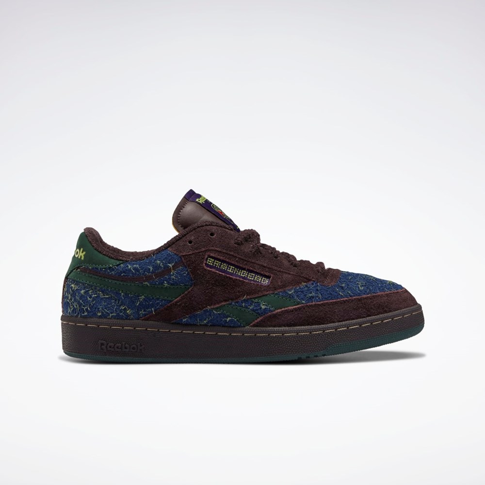 Reebok Braindead Club C Revenge Shoes Violetit Tummansininen | RAENXZ-408