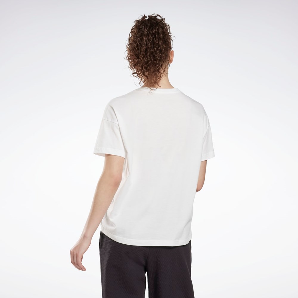 Reebok Brand T-Shirt Valkoinen | VCFMTQ-086