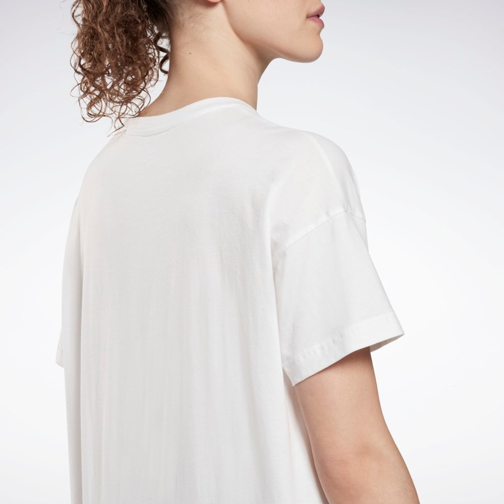 Reebok Brand T-Shirt Valkoinen | VCFMTQ-086