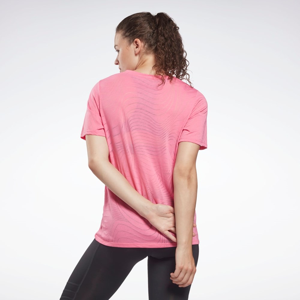 Reebok Burnout T-Shirt Pinkki | DBVTOM-649