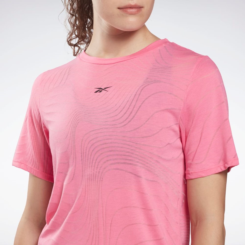 Reebok Burnout T-Shirt Pinkki | DBVTOM-649