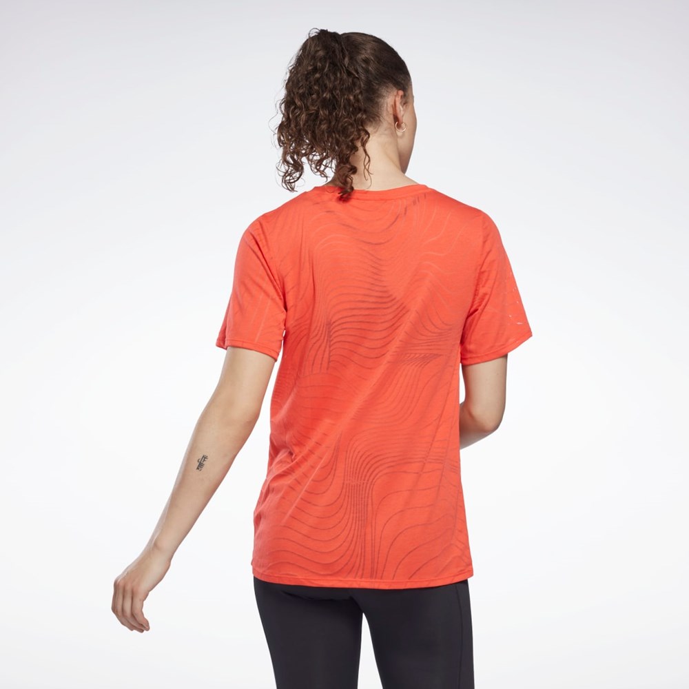Reebok Burnout T-Shirt Punainen | HZFQUA-302