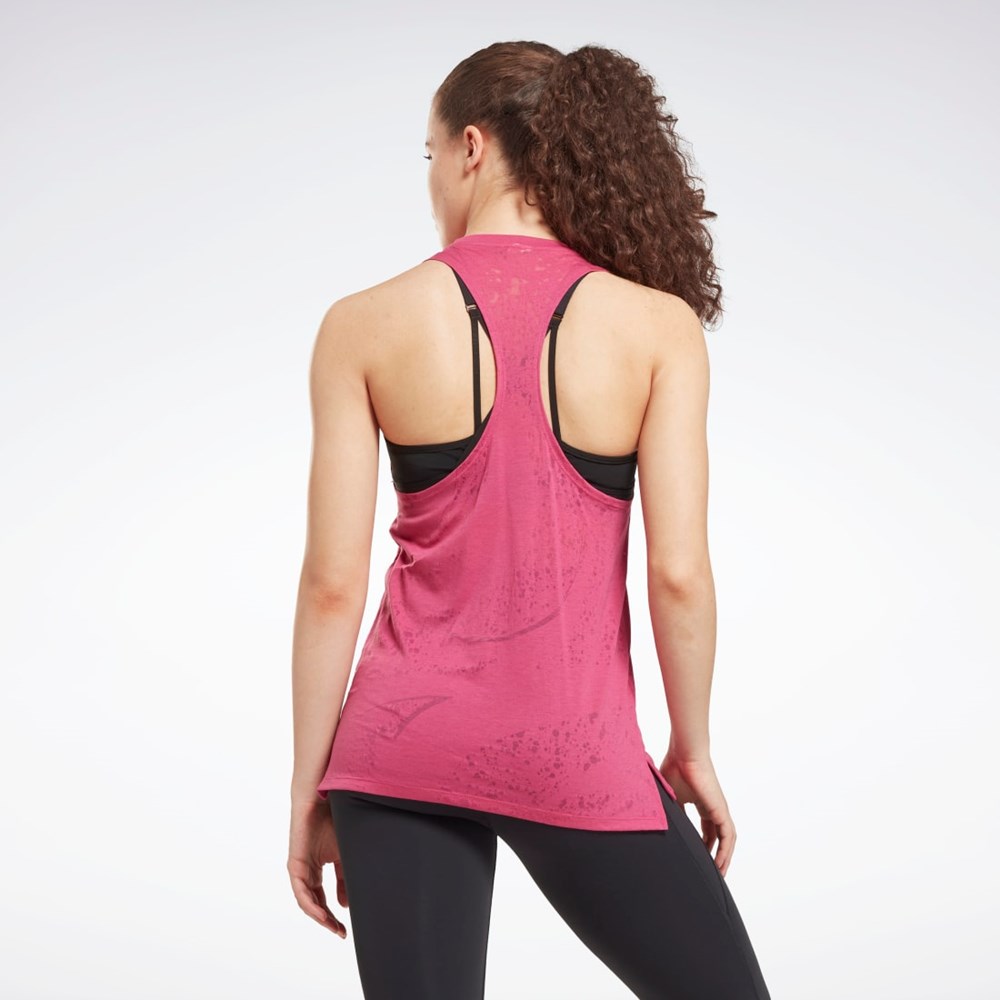 Reebok Burnout Tank Top Pinkki | FGZMPR-351