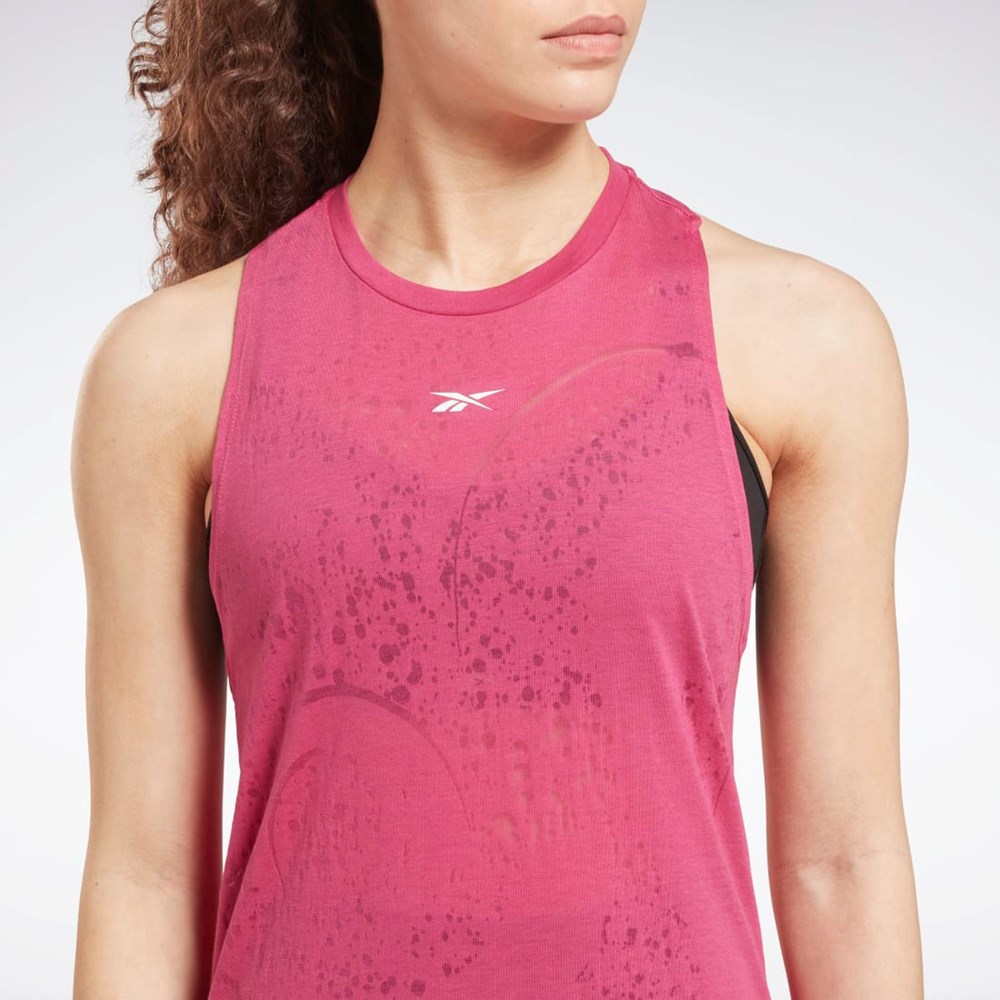 Reebok Burnout Tank Top Pinkki | FGZMPR-351