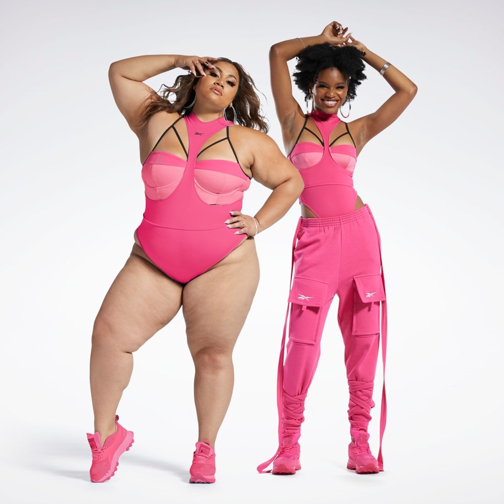 Reebok Cardi B Body Layer Pinkki Mustat | ZYCBKM-395