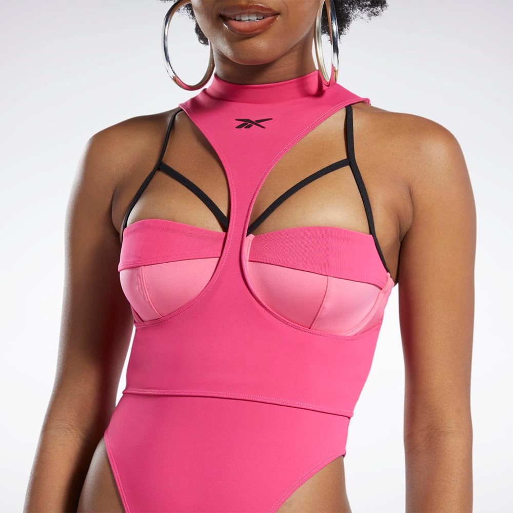 Reebok Cardi B Body Layer Pinkki Mustat | ZYCBKM-395
