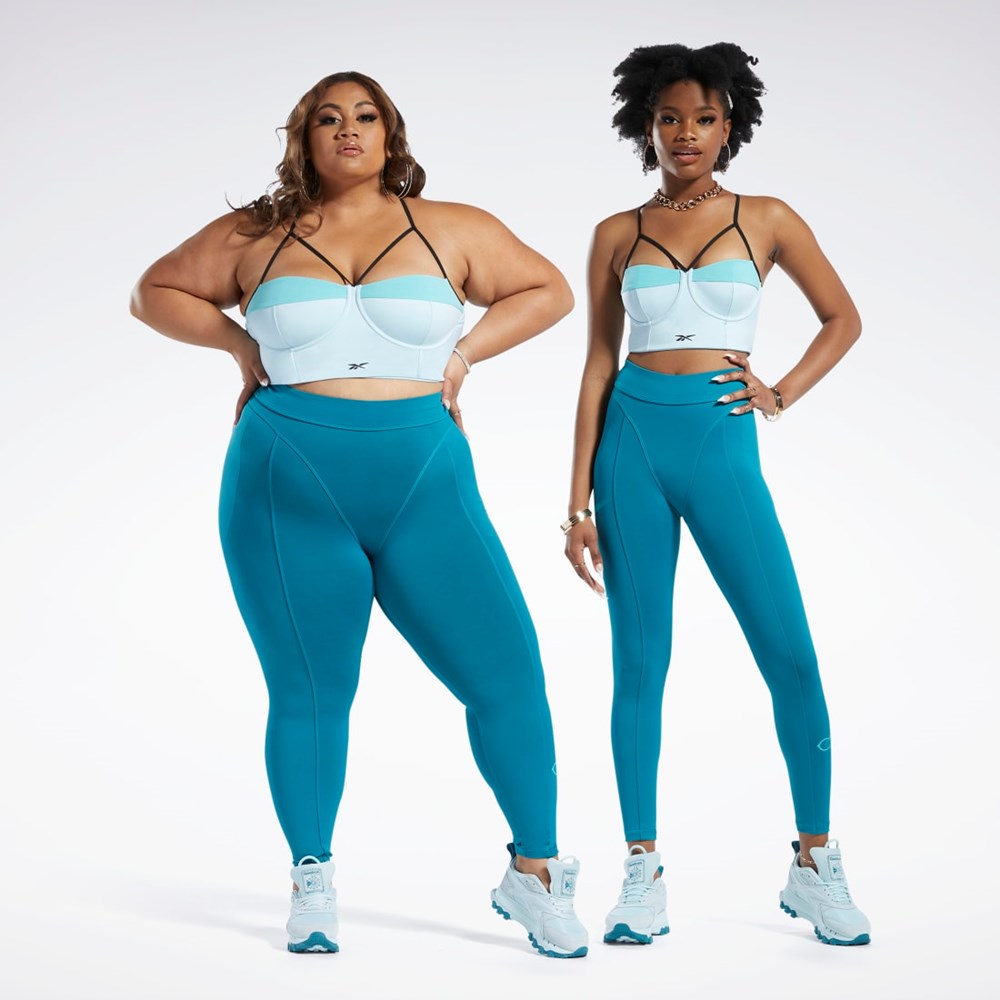 Reebok Cardi B Bralette Sininen Turkoosi | TROKVP-182