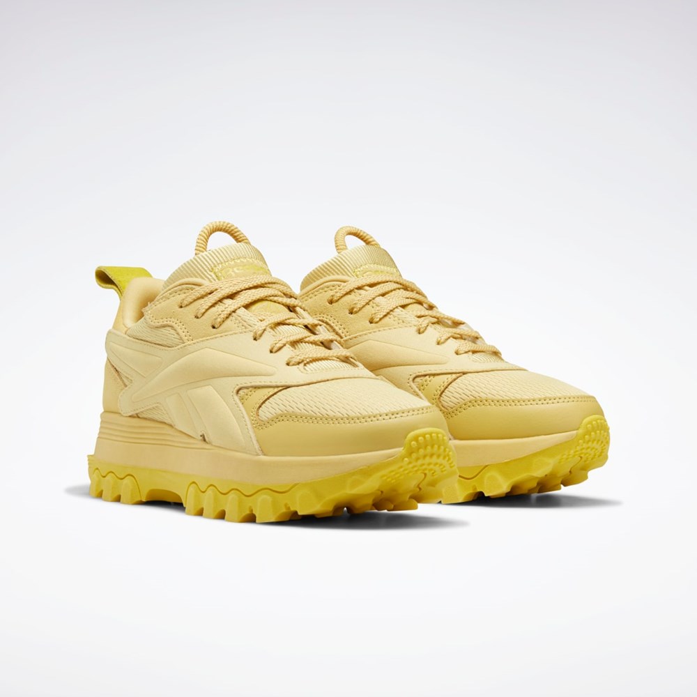 Reebok Cardi B Classic Leather V2 Shoes - Grade School Keltainen Keltainen Keltainen | DAVMTR-125