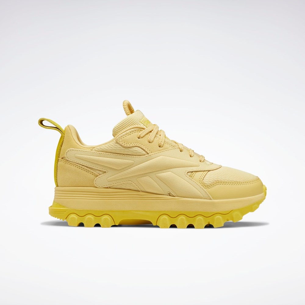 Reebok Cardi B Classic Leather V2 Shoes - Grade School Keltainen Keltainen Keltainen | DAVMTR-125