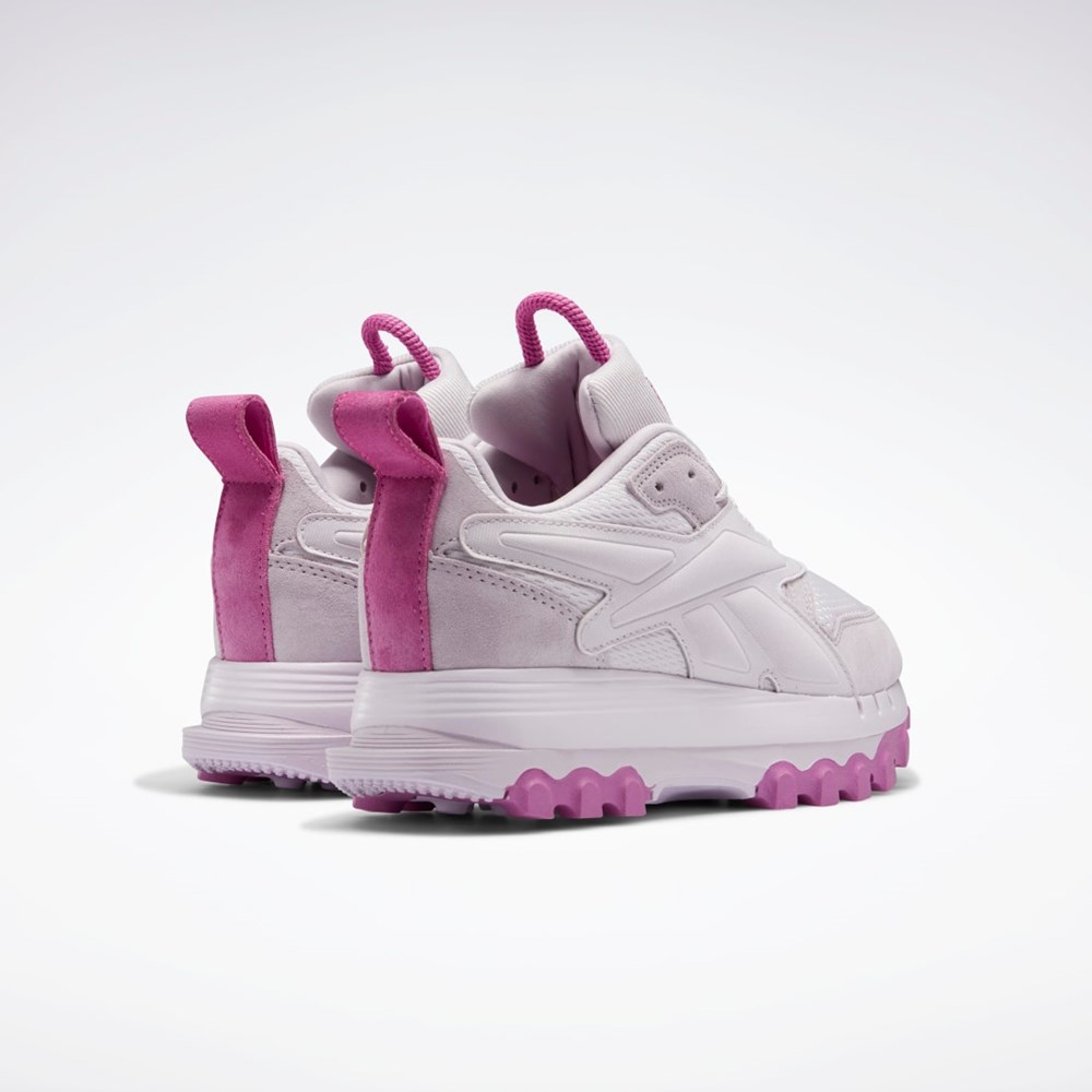 Reebok Cardi B Classic Leather V2 Shoes Quartz Glow / Quartz Glow / Ultraberry | DFYZVJ-894