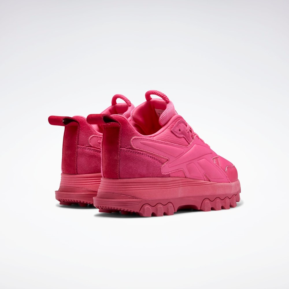 Reebok Cardi B Classic Leather V2 Shoes - Grade School Pinkki Pinkki Pinkki | IHGLYE-157