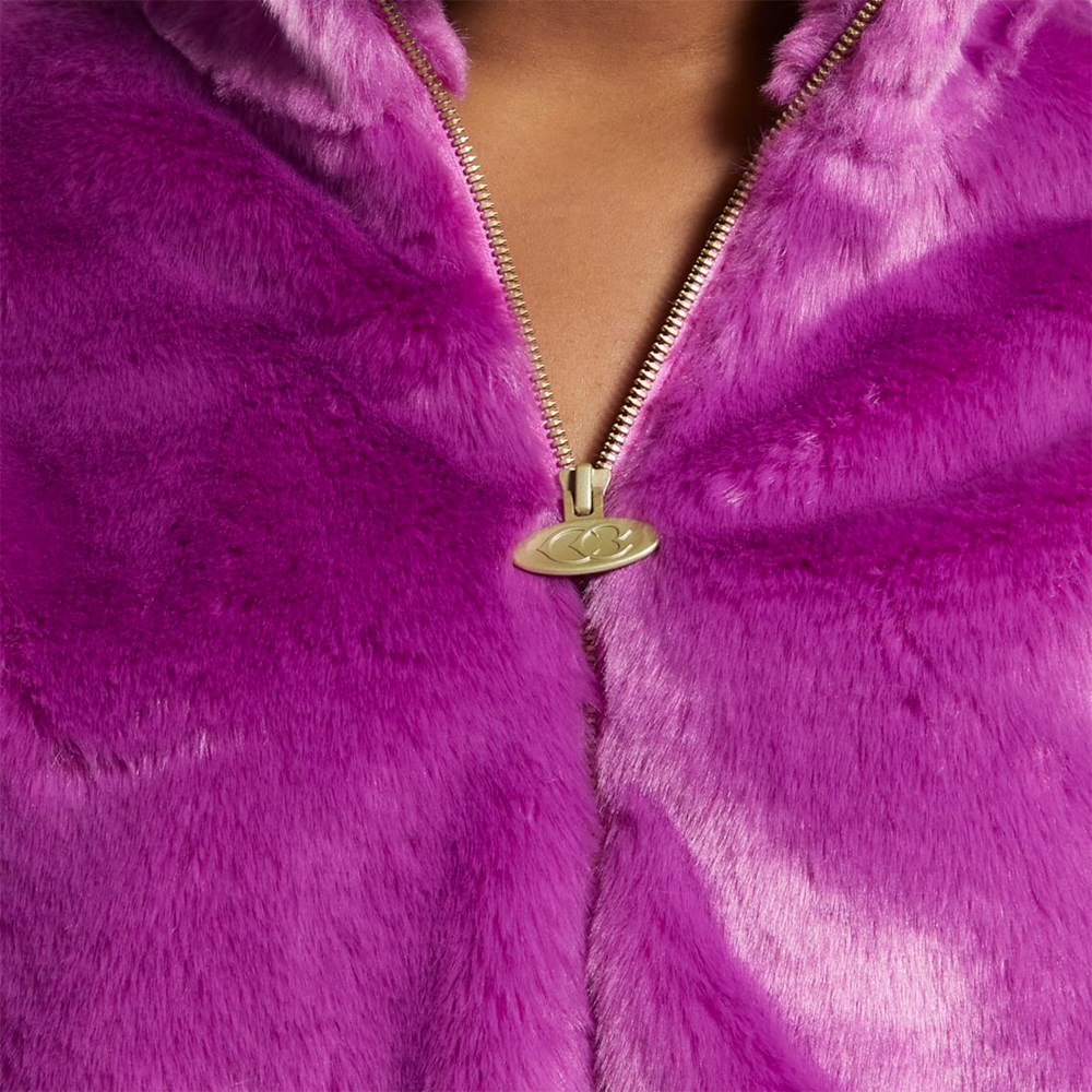 Reebok Cardi B Fur Ombre Jacket (Unisex) Ultraberry | YUMHGA-862