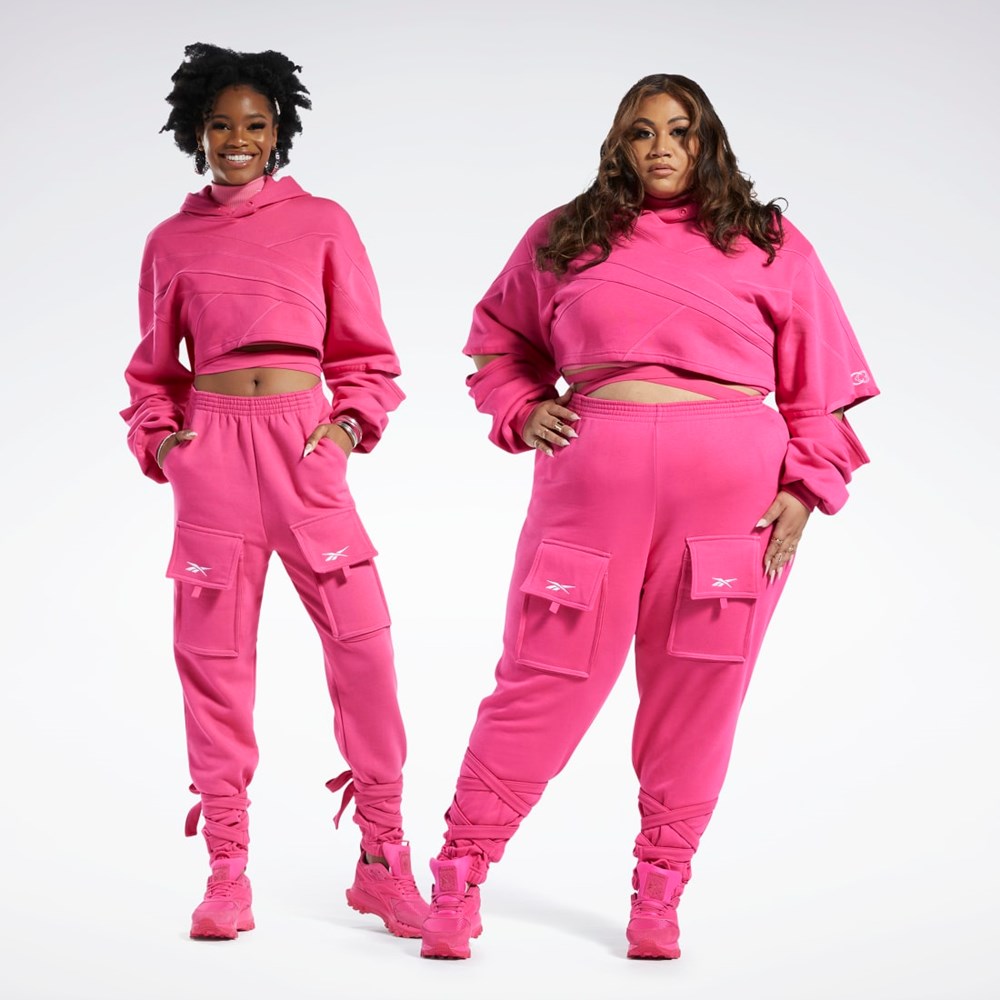 Reebok Cardi B Knit Pants Pinkki | XILABY-593