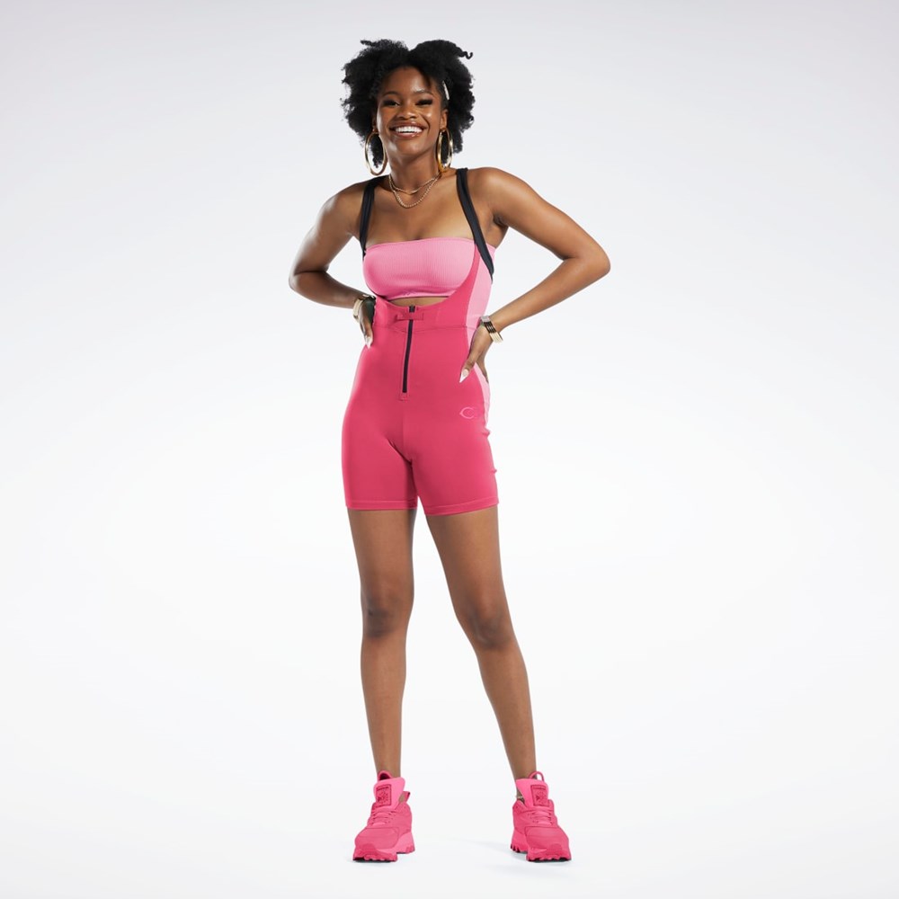 Reebok Cardi B Leotard Pinkki | EBCAPR-948