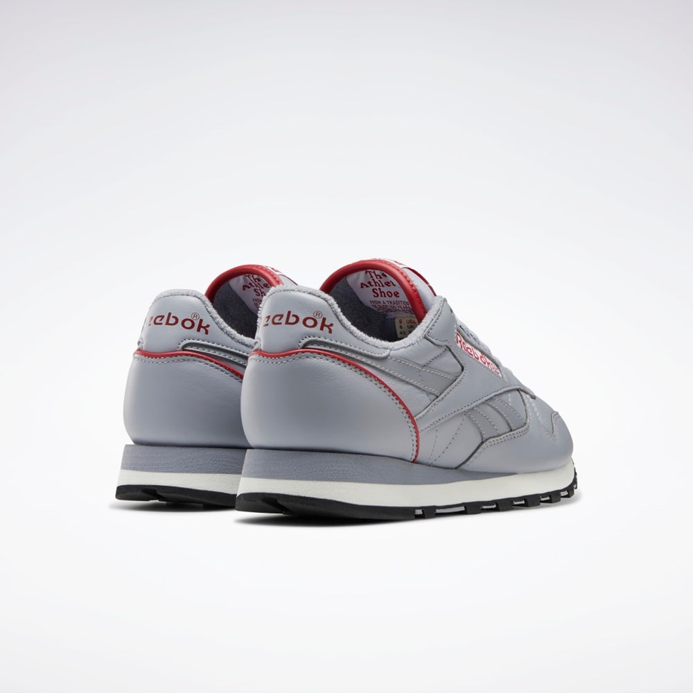 Reebok Classic Leather 1983 Vintage Shoes Harmaat Punainen | FVEWGR-587