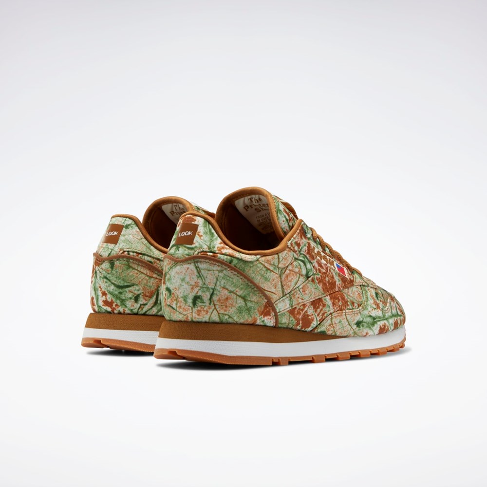 Reebok Classic Leather LQQK Shoes Ruskea Keltainen | MLDIJY-640