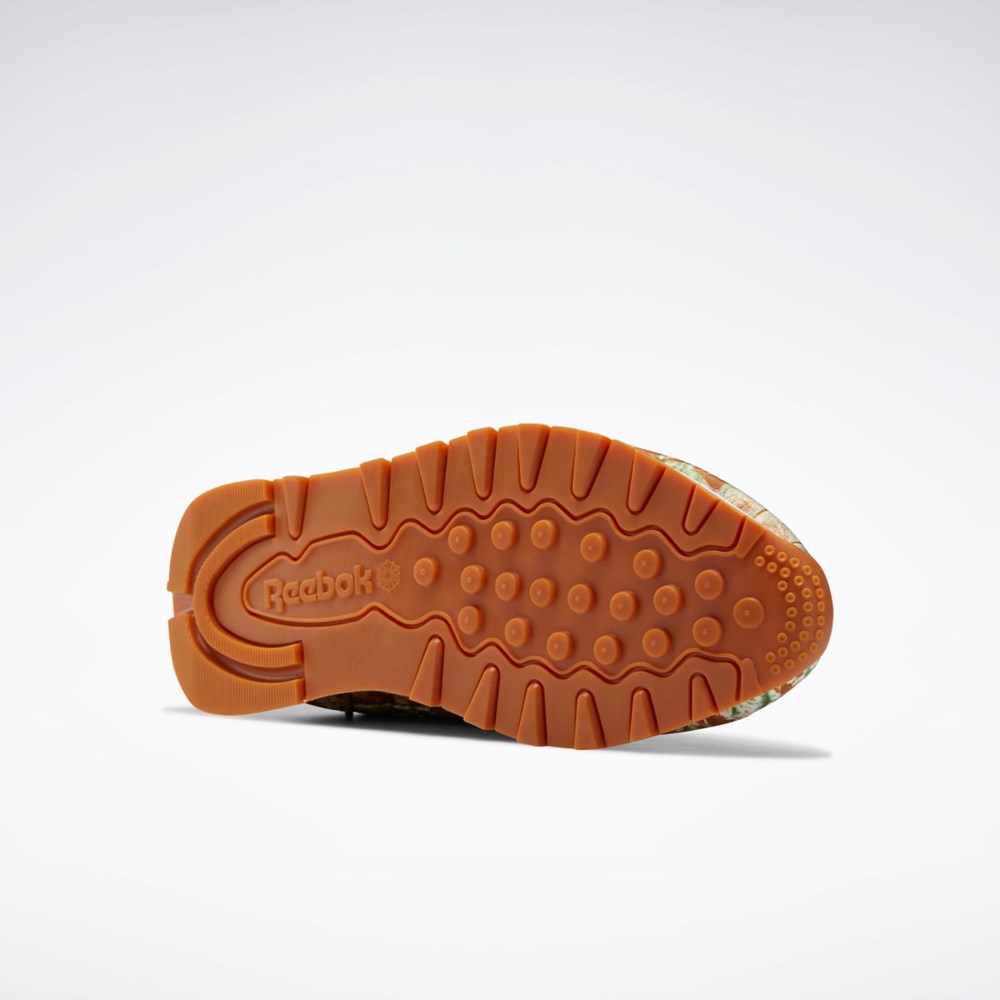 Reebok Classic Leather LQQK Shoes Ruskea Keltainen | MLDIJY-640