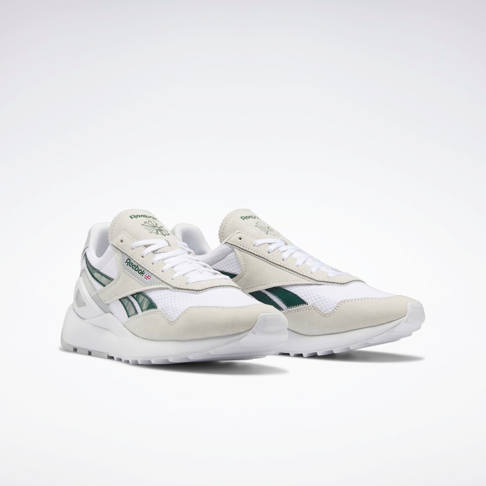 Reebok Classic Leather Legacy AZ Shoes Valkoinen Tummanvihreä Harmaat | DTNWRA-263