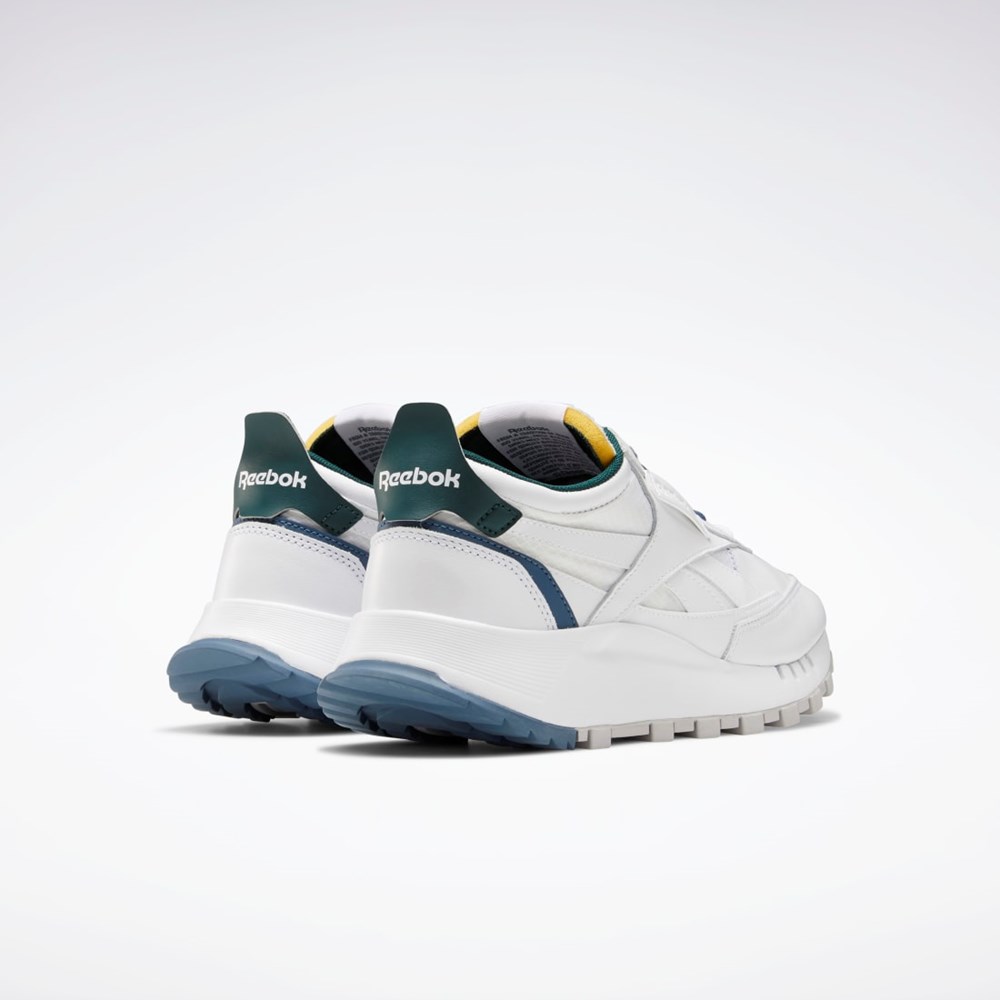 Reebok Classic Leather Legacy Shoes Valkoinen Sininen Vihreä | LXTPZU-540