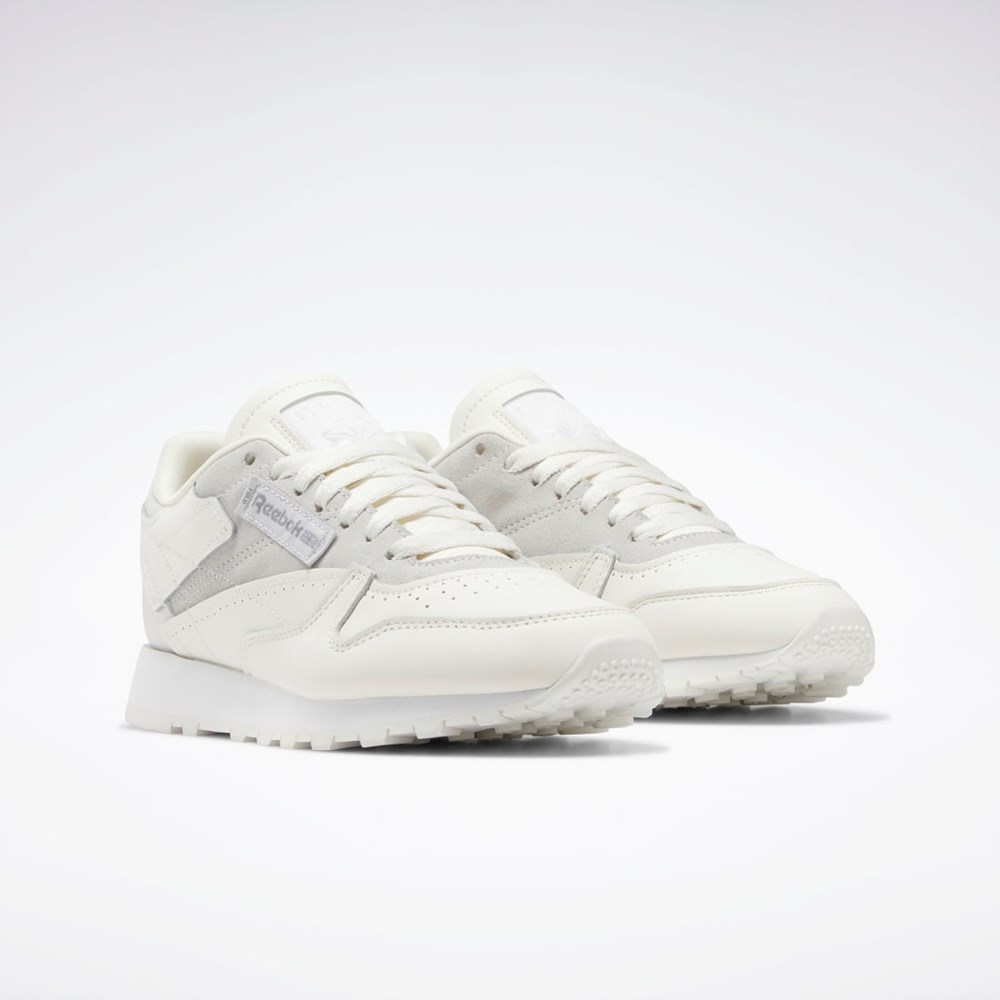 Reebok Classic Leather Make It Yours Shoes Harmaat Valkoinen | HYRFDU-926