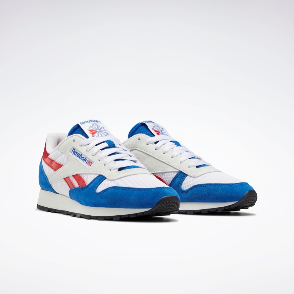 Reebok Classic Leather Make It Yours Shoes Sininen Valkoinen Punainen | IZJMDT-732