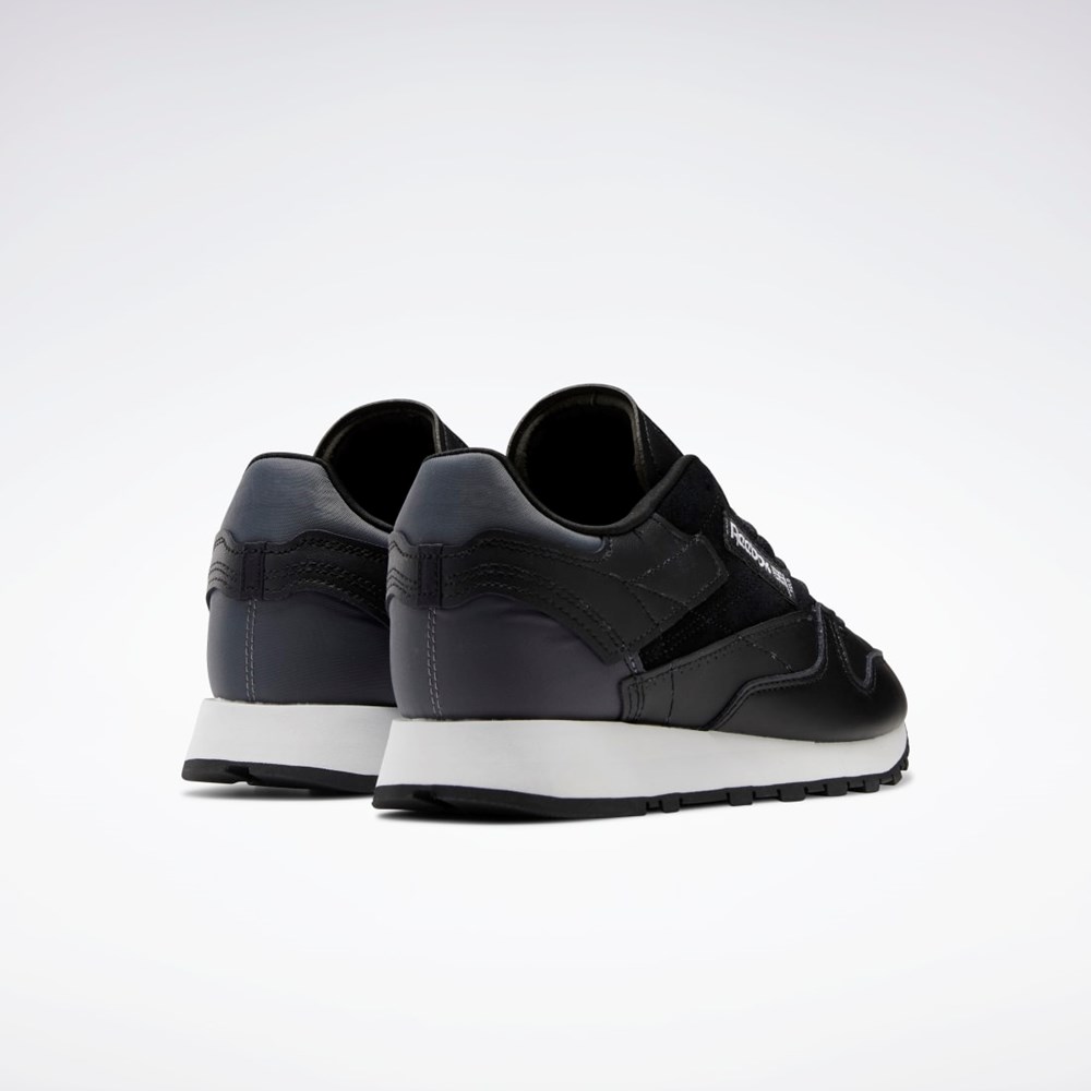 Reebok Classic Leather Make It Yours Shoes Mustat Harmaat Valkoinen | LAOTCK-610