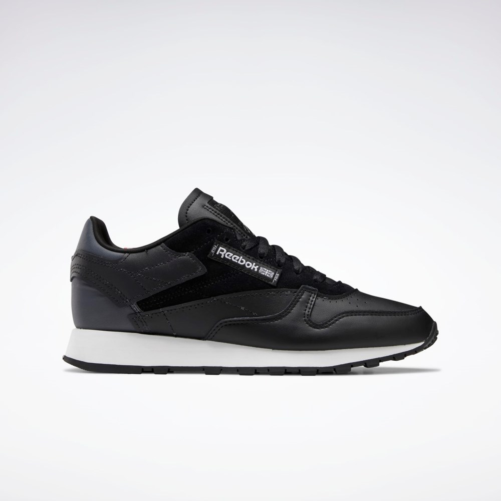 Reebok Classic Leather Make It Yours Shoes Mustat Harmaat Valkoinen | LAOTCK-610