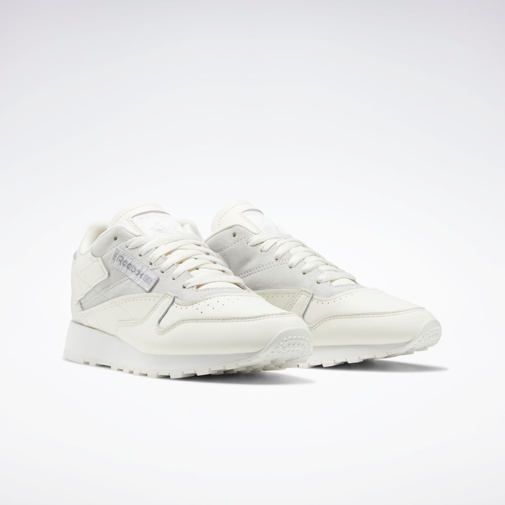 Reebok Classic Leather Make It Yours Shoes Harmaat Valkoinen | MXKYWJ-241