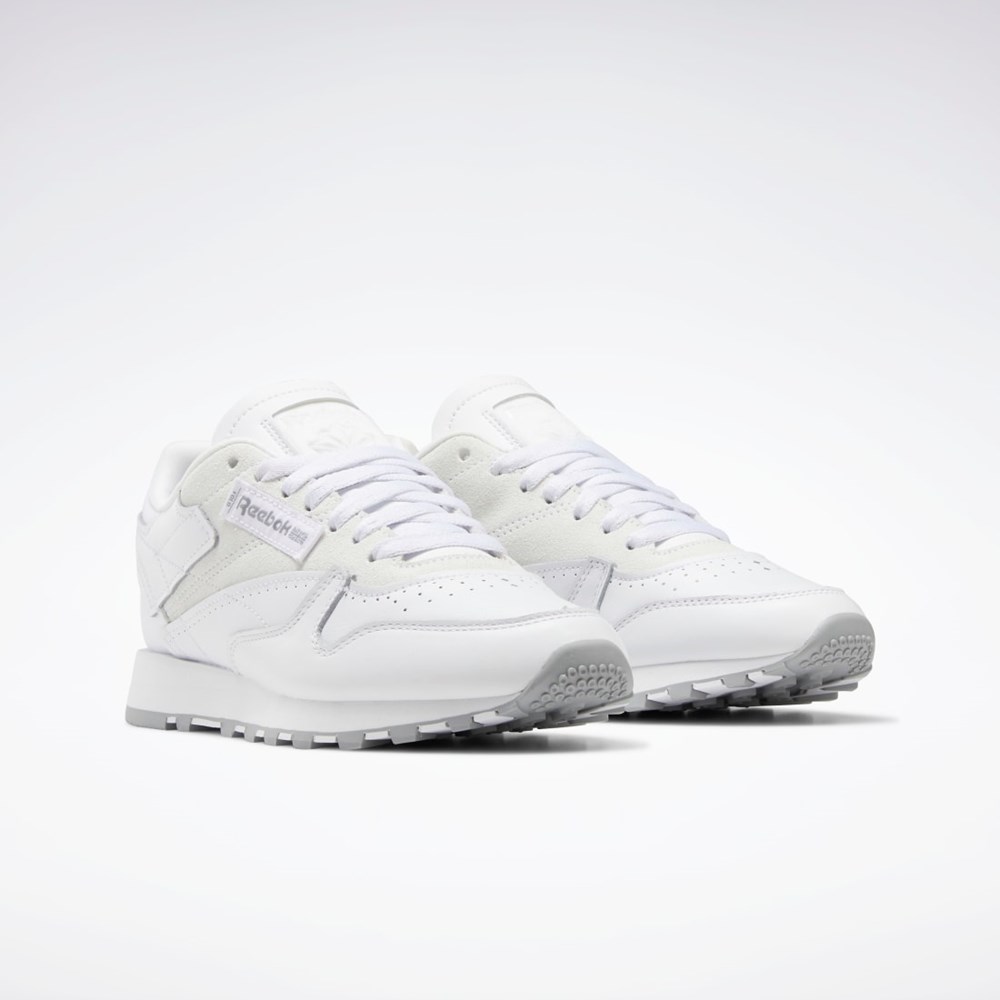 Reebok Classic Leather Make It Yours Shoes Valkoinen Harmaat | TAJQSZ-279