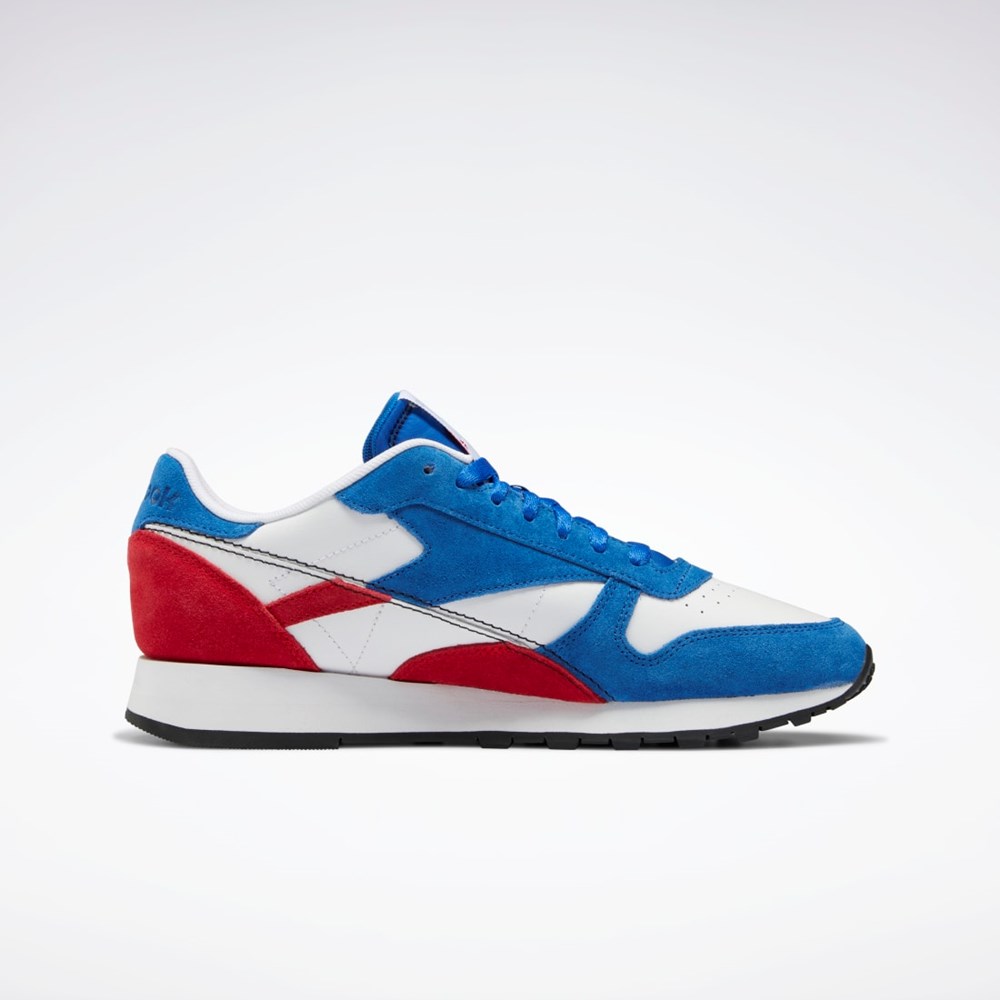 Reebok Classic Leather Make It Yours Shoes Sininen Punainen Valkoinen | THSRGL-397