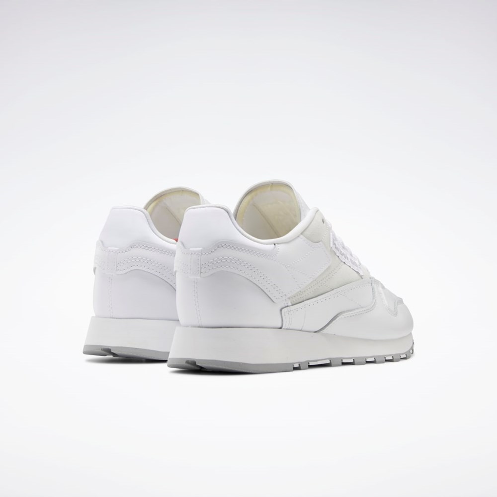 Reebok Classic Leather Make It Yours Shoes Valkoinen Harmaat | VOFANQ-573