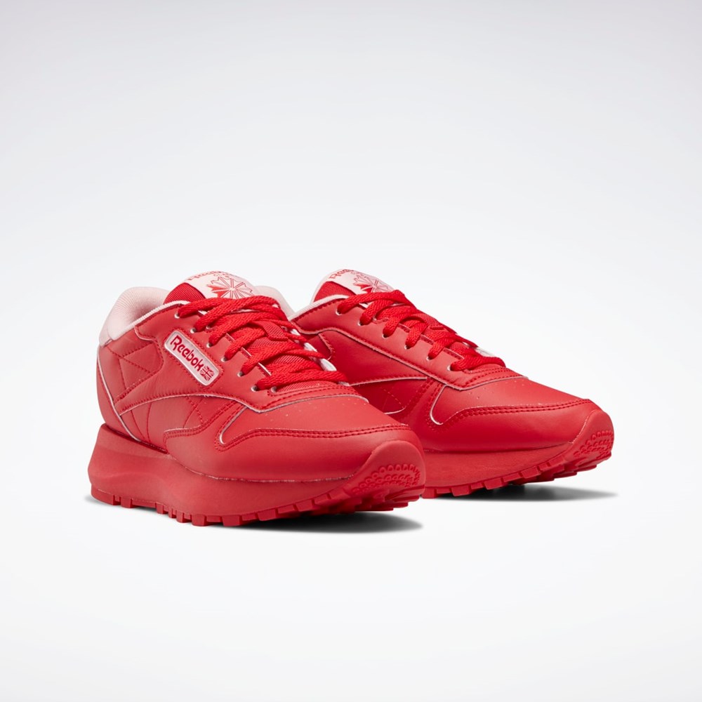 Reebok Classic Leather SP Shoes - Grade School Punainen Pinkki Punainen | KZDGQF-269