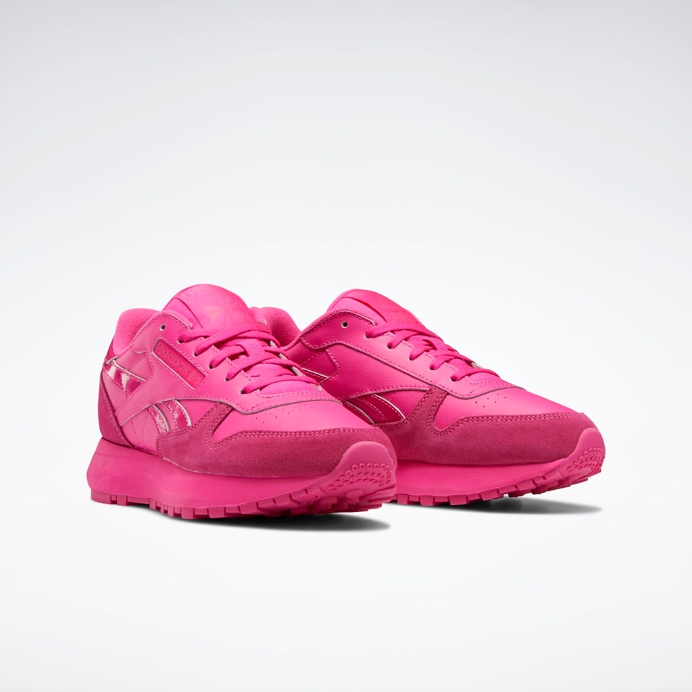 Reebok Classic Leather SP Shoes Pinkki Pinkki Pinkki | FGPUYL-875