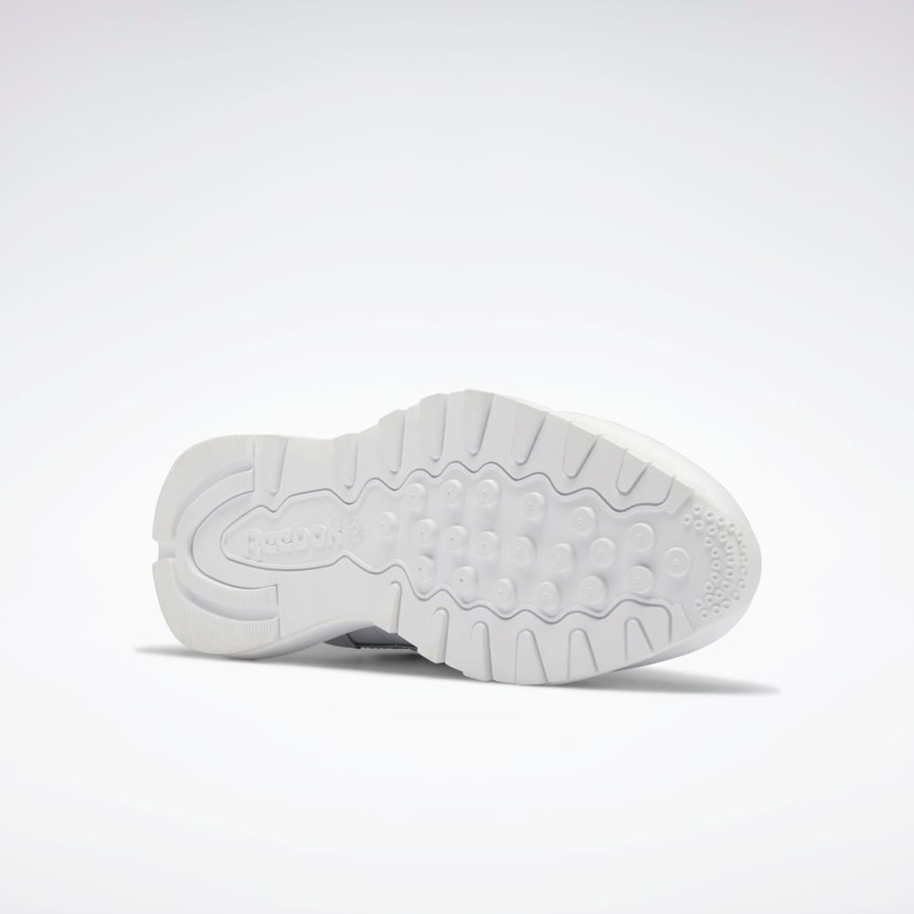 Reebok Classic Leather SP Shoes Valkoinen Valkoinen Sininen | JVUMFN-512