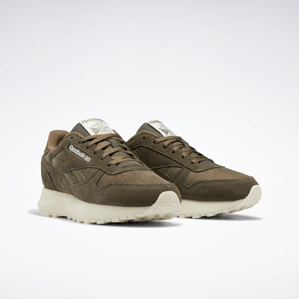 Reebok Classic Leather SP Shoes Vihreä Vihreä Valkoinen | EHKPGV-376